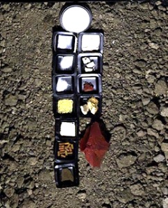 粉末状の爆薬測定サンプル