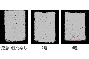 コンクリート表面のハイパースペクトル画像