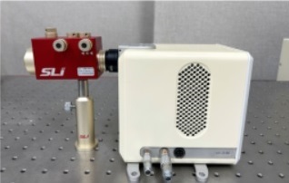 波長可変バンドパスフィルターをレーザー励起プラズマ光源に接続