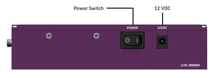 ASE光源サイドパネル 電源