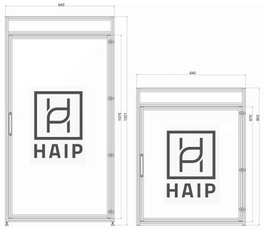 HAIPハイパースペクトルカメラBlackBox 寸法 