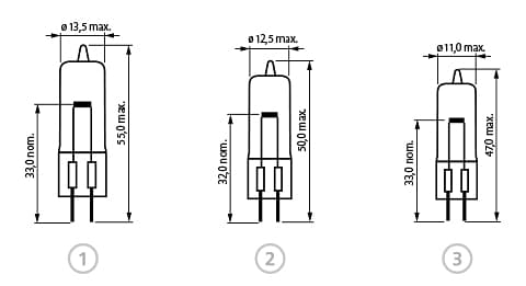 精密光学機器用ハロゲンランプ仕様