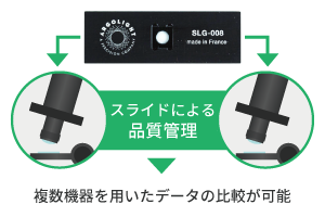 測定データの比較が可能に