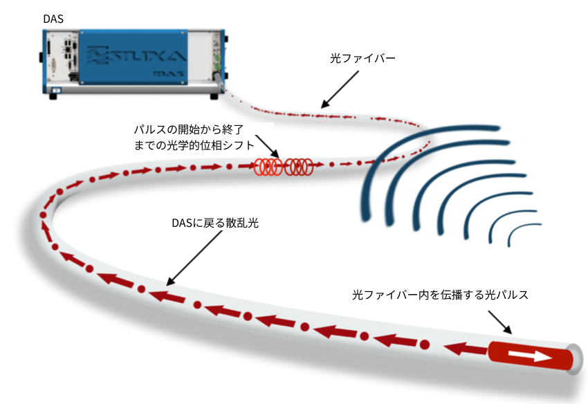 DAS計測のイメージ図