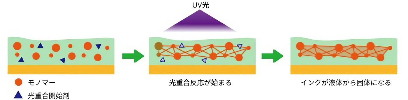 UV硬化の仕組み