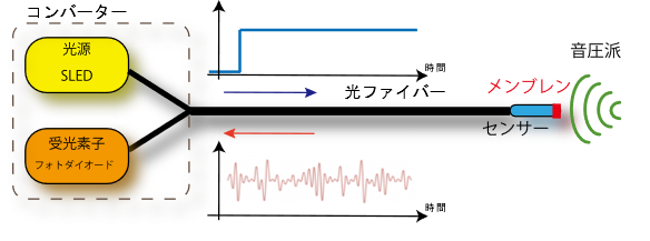 光ファイバーセンサーの構造