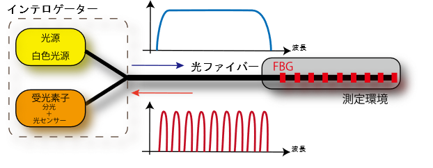 光ファイバーセンサーの構造