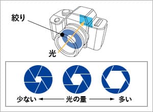 絞りと光の量