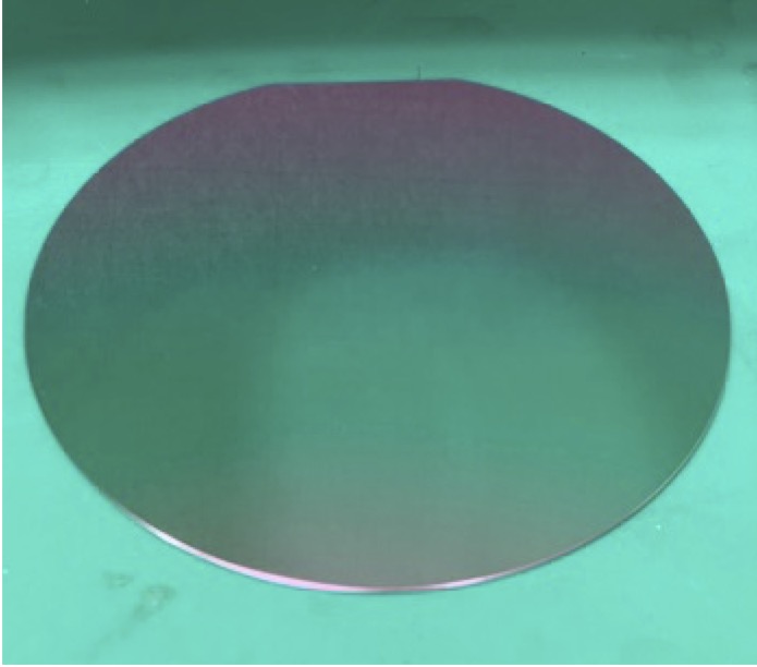 半導体ウェハ膜厚マップ