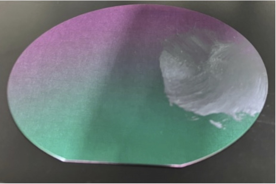 半導体ウェハ膜厚マップ